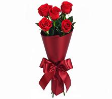 Букет 5 Красных роз Эдлесс Лав в Магнитке