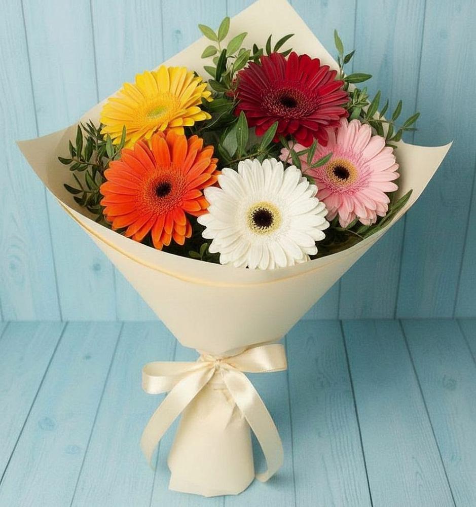 Букет цветов из: Герберы в Магнитке