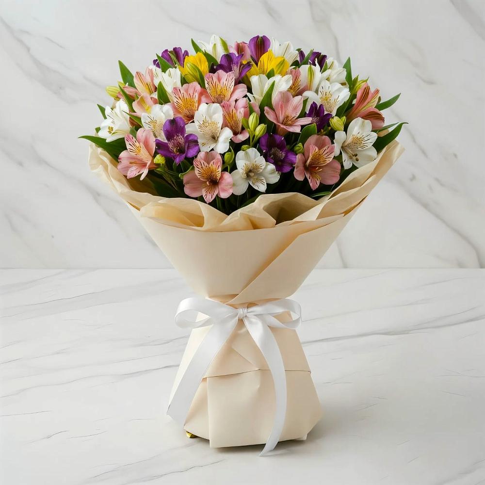 Букет цветов из: Альстромерии в Магнитке