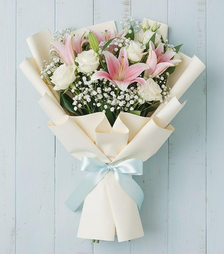 Букет цветов из: Лилии в Магнитке