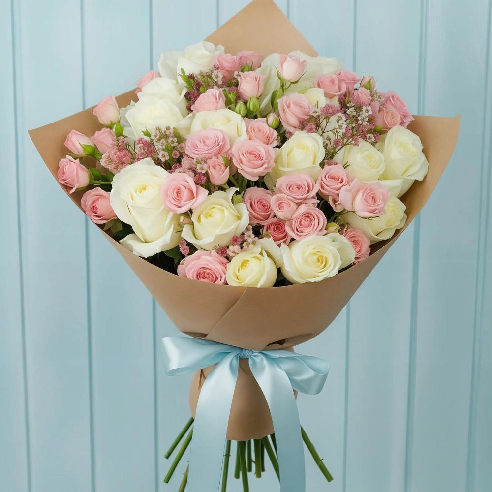 Букет цветов из: Розы в Магнитке