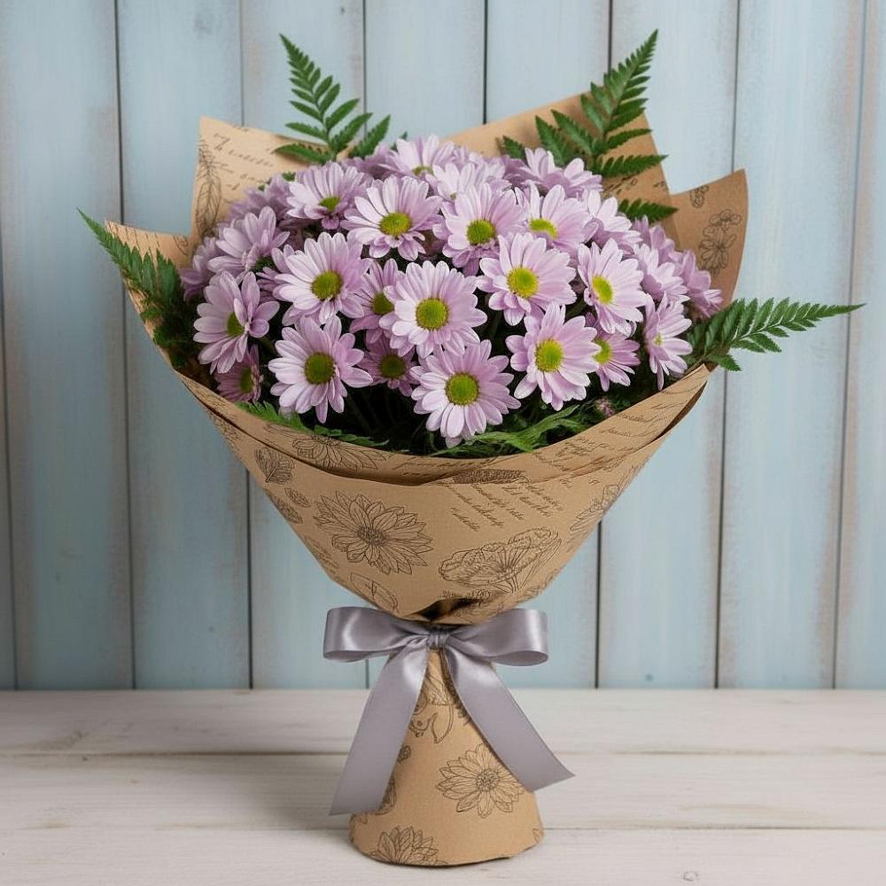 Букет цветов из: Хризантемы в Магнитке