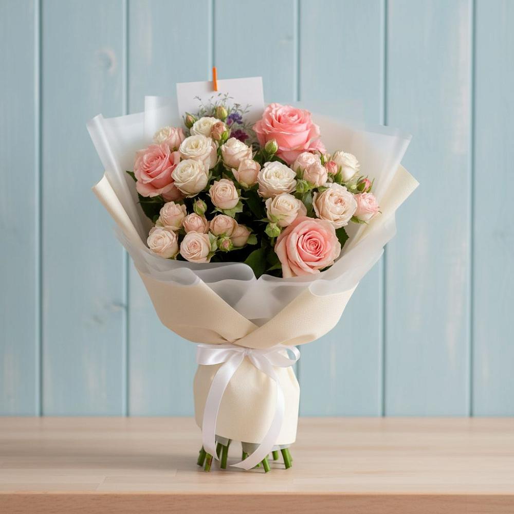 Букет цветов из: Розы в Магнитке