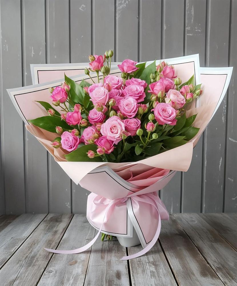 Букет Розовый кустик в Магнитке