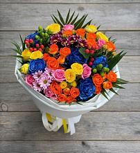Букет цветов из:  Розы и Хризантемы в Магнитке