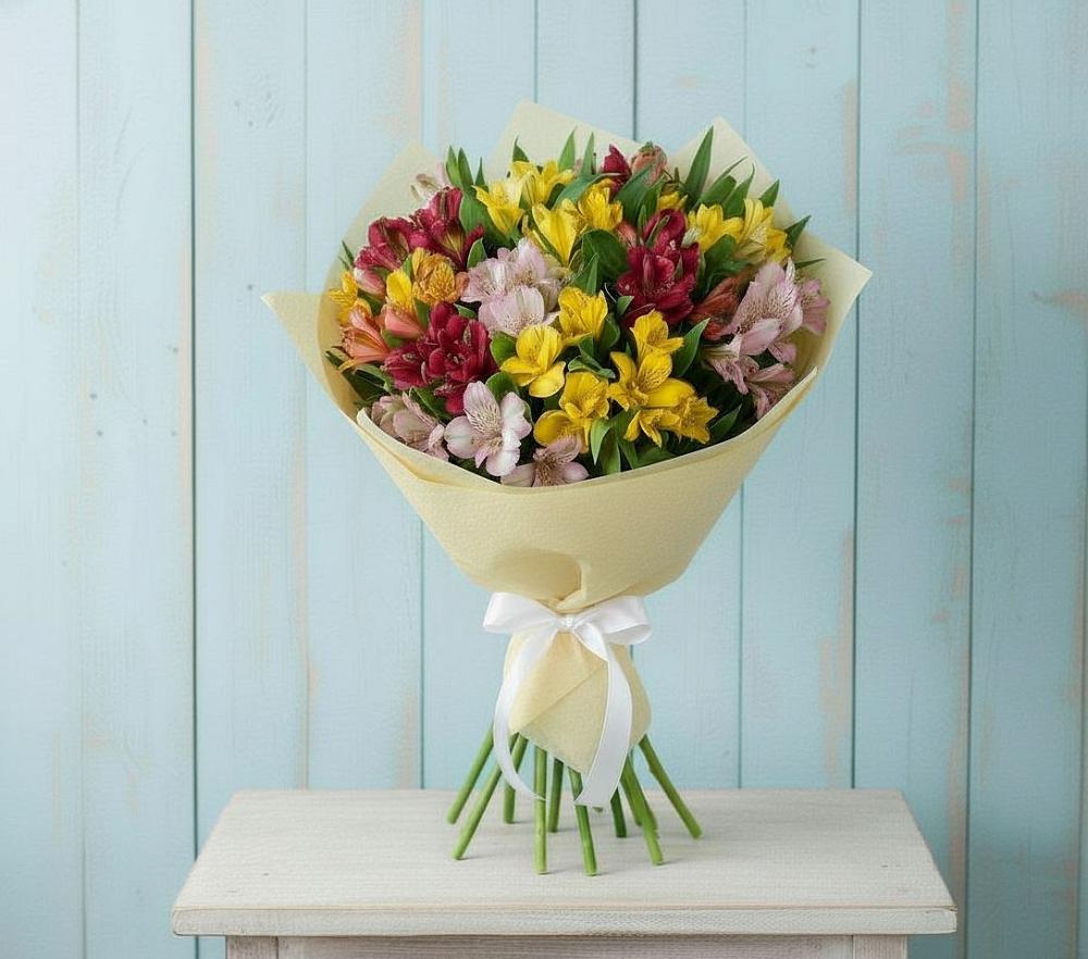 Букет цветов из: Альстромерии в Магнитке