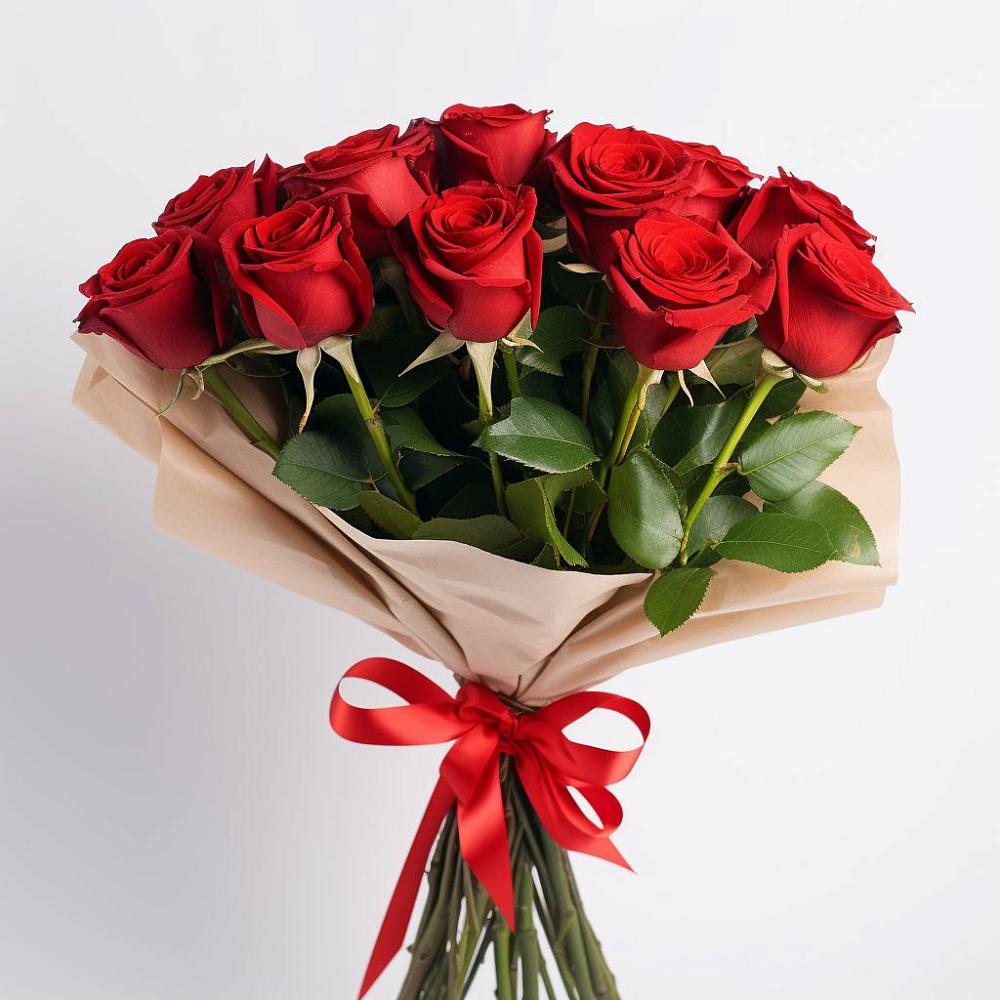 Букет 11 Красных роз Эдлесс Лав в Магнитке